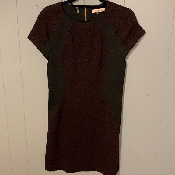 Rebecca Taylor Jacquard Dress Size 8 - Picture 1 of 5